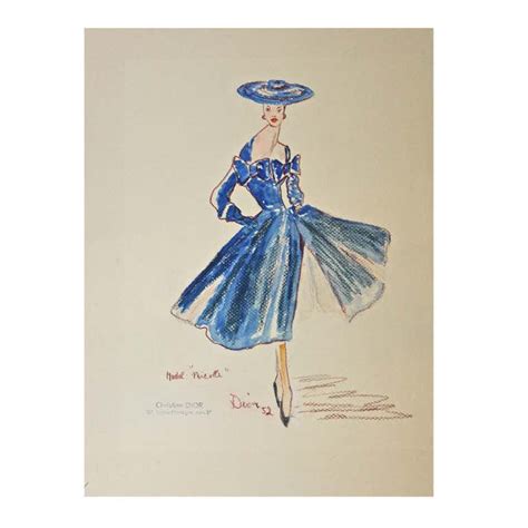 dior dress sketches|christian Dior original sketches.